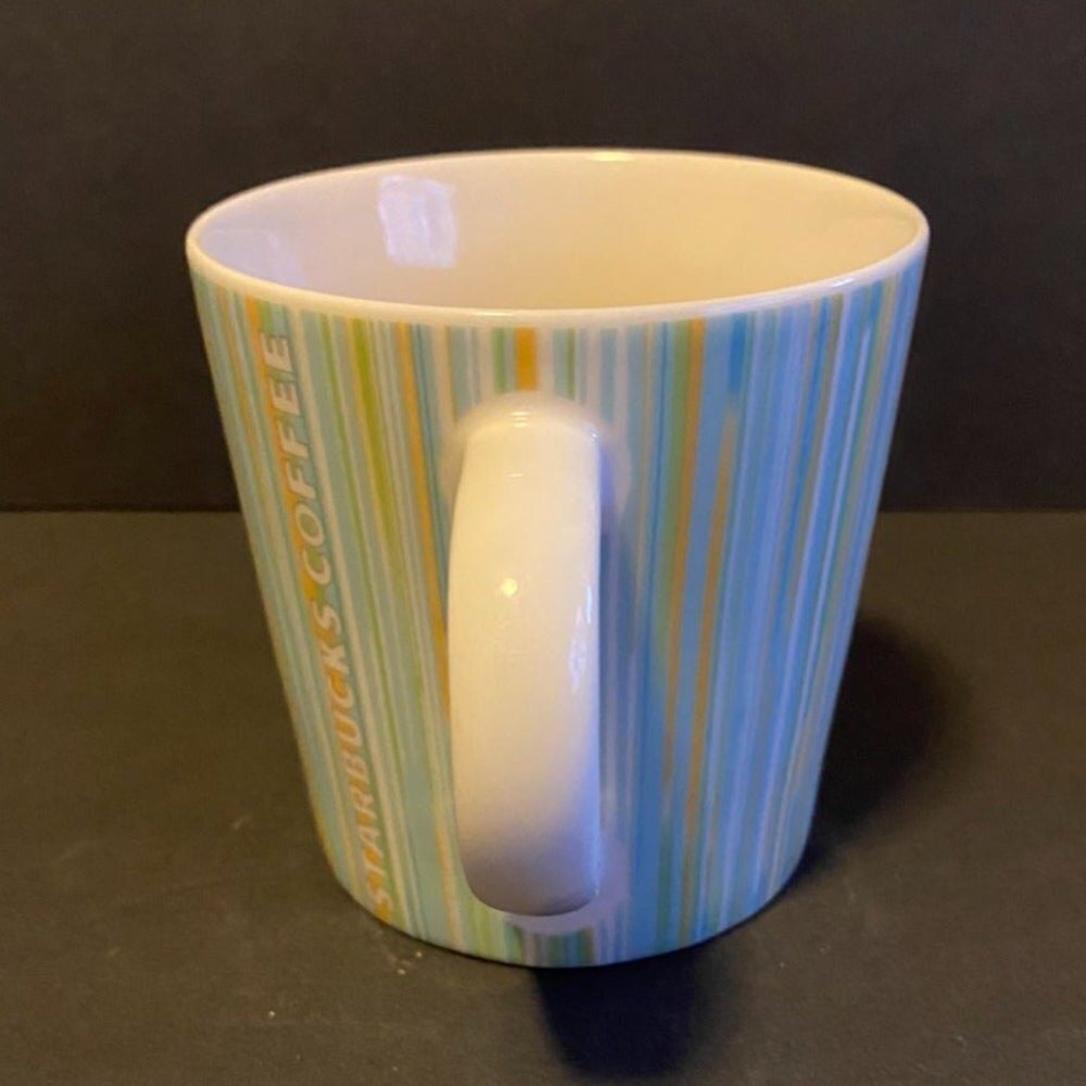 Starbucks Vintage 2005 Vertical Striped Coffee Mug - Picture 2 of 7